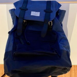 H&M canvas Backpack, blue